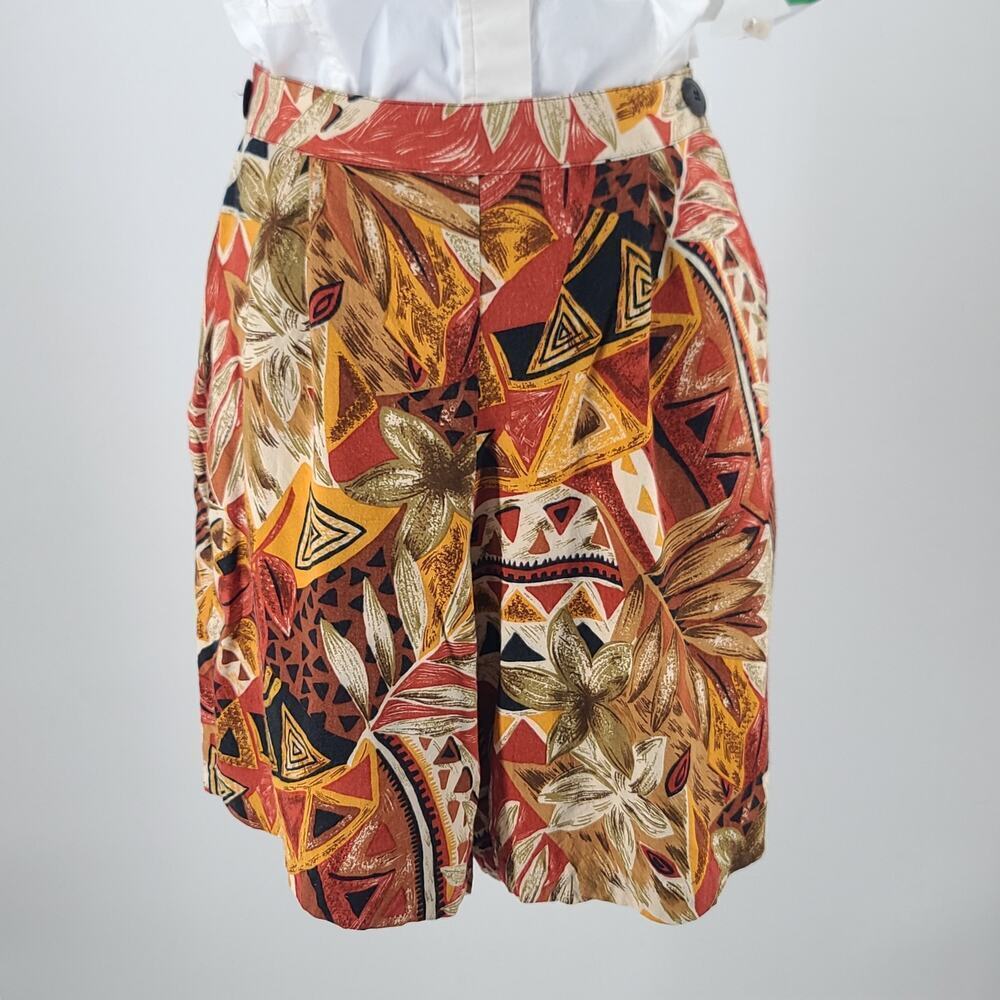 Harris Wallace vintage women's shorts safari color Size 14 Dopamine Teacher 80's